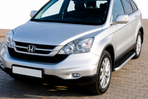 Honda CRV 2012–2016 Sidosteg BlackLine (2 st, aluminium) foto 1