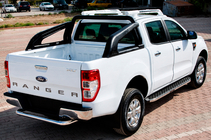 Ford Ranger 2011–2022 Sidosteg BlackLine (2 st, aluminium) foto 1