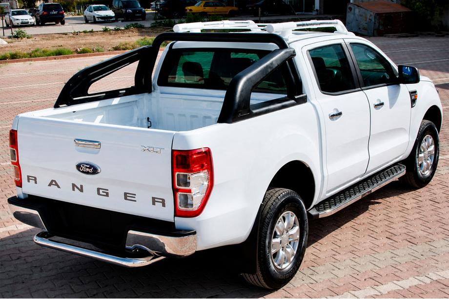 Ford Ranger 2011–2022 Sidosteg BlackLine (2 st, aluminium) Image
