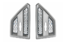 Land Rover Freelander II 2006–2014 Silverfärgad dekorlist för ventilationsöppning i framskärm (2010) foto 1