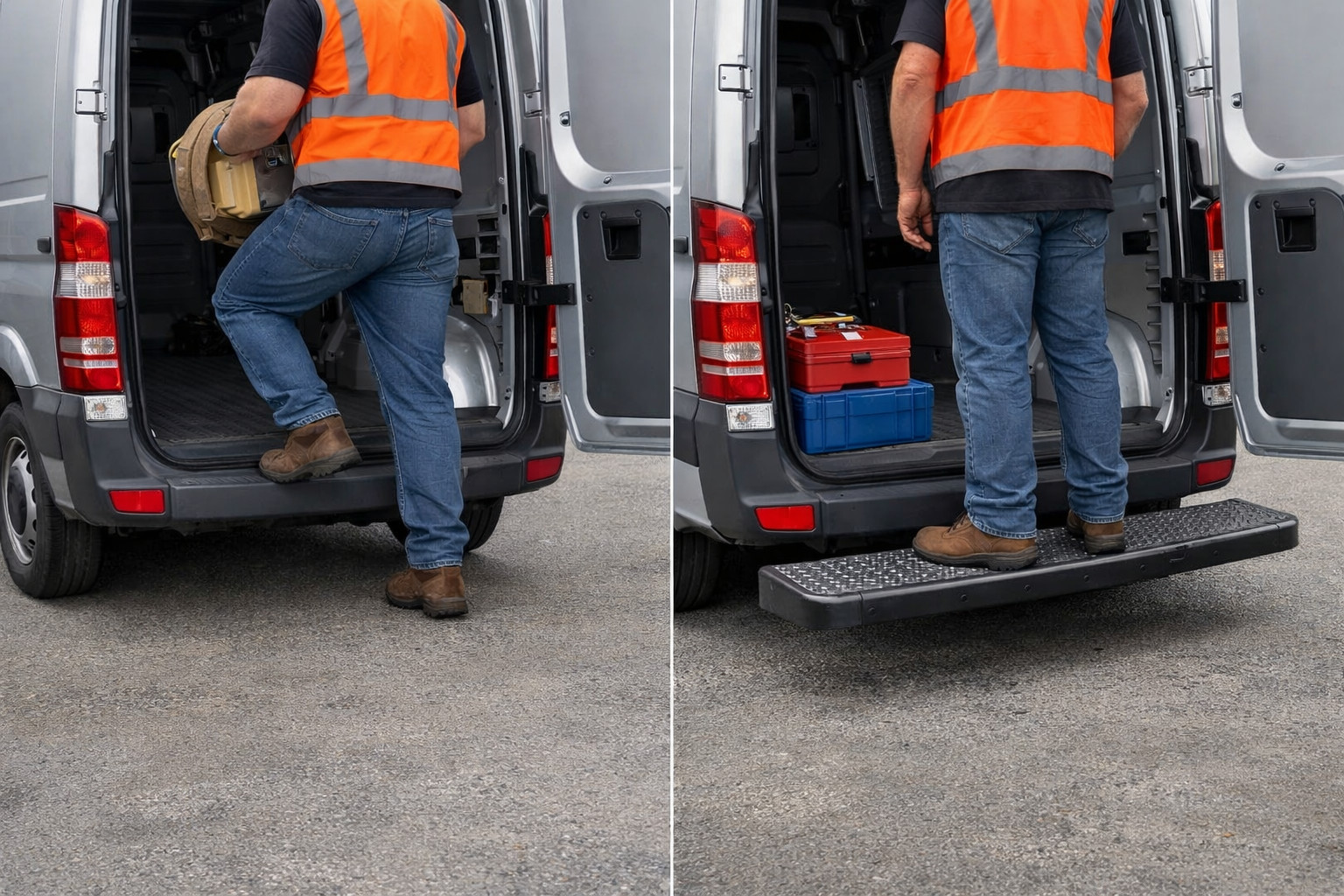 Bakre insteg till transportbil: när behövs det egentligen