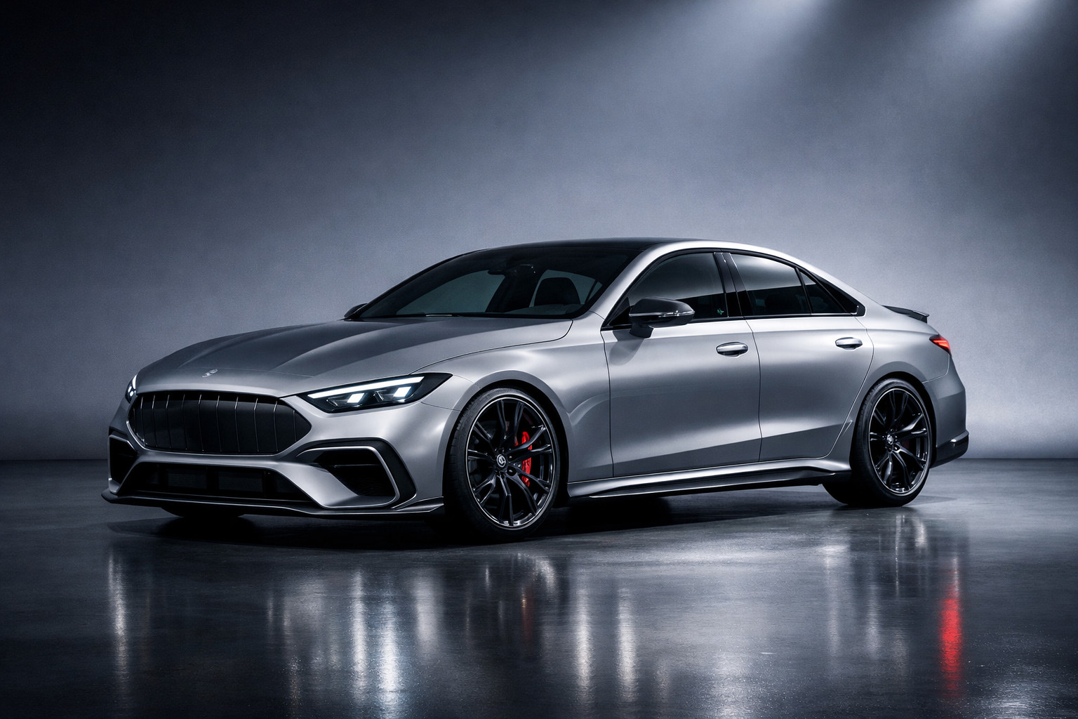 Mercedes-AMG C-Class EV 2027: prototyp av elektrisk BMW M3-utmanare