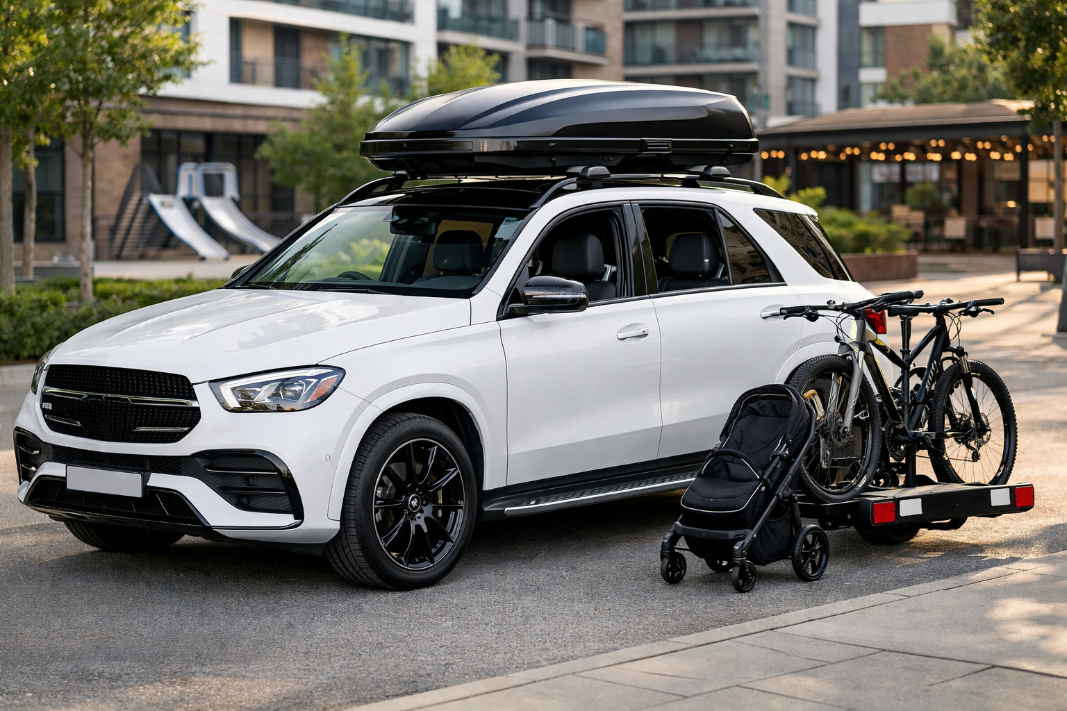 Startuppgradering av Mercedes GLE W167 för stad och familj