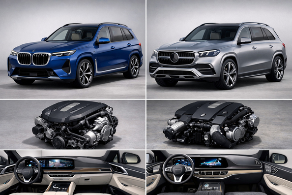 BMW X7 2027 vs Mercedes-Benz GLS 2027: pris, motorer, interiör och vilket som är bäst