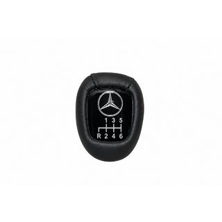Växelspaksknopp V3 (6-växlad, läder) Mercedes E-class W124 1984–1997 foto 2