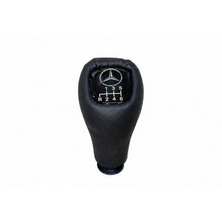 Växelspaksknopp V3 (6-växlad, läder) Mercedes E-class W124 1984–1997 foto 1