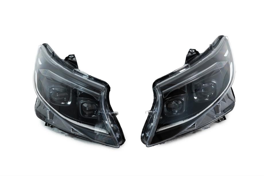 Mercedes Vito/V-klass W447 2014– Strålkastare fram 2025 Design LED Black (för Vito, 2 st) Image