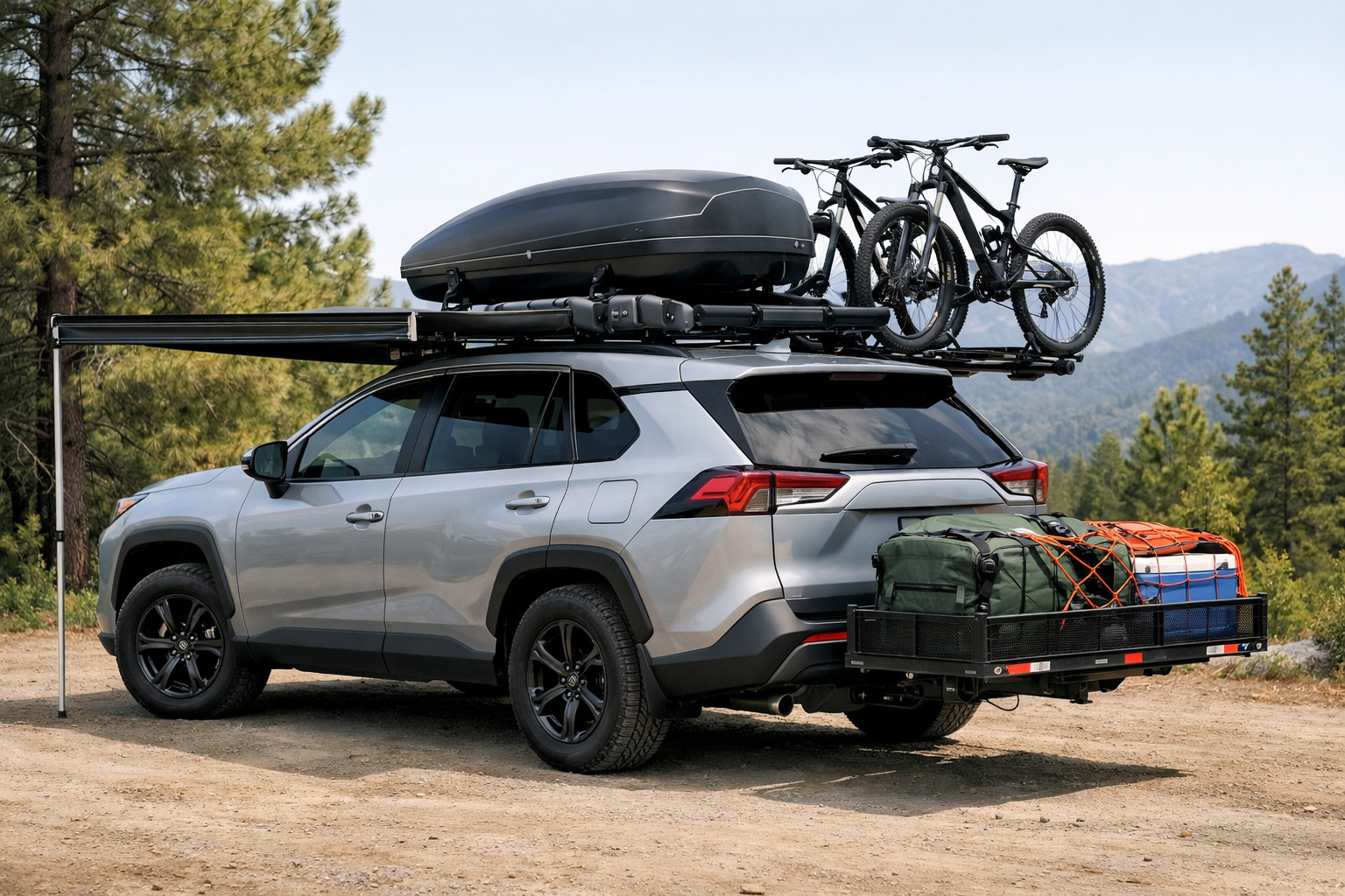 Vad ska du montera på Toyota RAV4 2019+ för semester och taklast