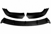 BMW 5-serien E60/E61 2003–2010 Främre läppspoiler DPT (Base, 2008-2010, svart blank) foto 2