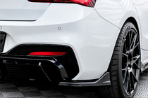 BMW 1-serien F20/F21 2011–2019 Bakre FLAP-förlängningar DPT (för F20, svart högglans) foto 1