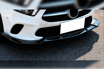 Mercedes A-class W177 2018– Frontlip spoiler DPT V-1 (svart högblank) foto 1