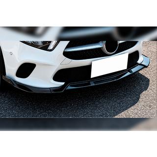 Frontlip spoiler DPT V-1 (svart högblank) Mercedes A-class W177 2018– foto 1