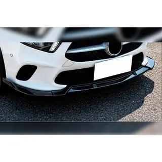 Frontlip spoiler DPT V-1 (svart högblank) foto 1