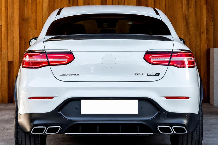 Mercedes GLC X253 2015–2022 DPT spoiler (svart högglans) Image