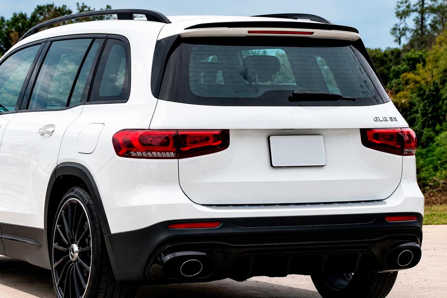 Mercedes GLB X247 2019– DPT-spoiler (blank svart) Image
