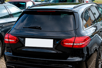 Mercedes C-class W205 2014–2021 Spoiler DPT (SW, blanksvart) foto 1