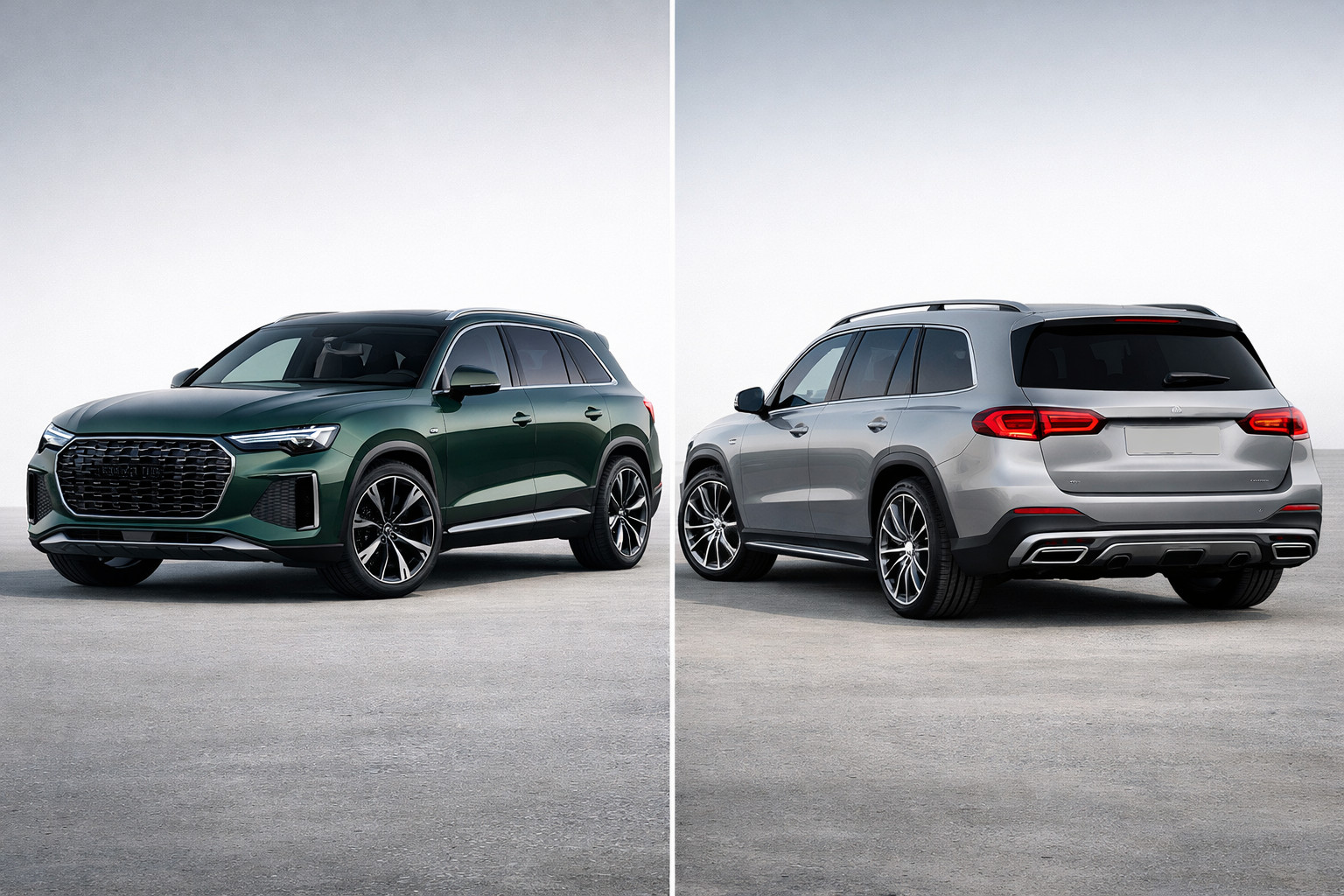 Audi Q9 2027 vs Mercedes-Benz GLS 2027: pris, motorer, specifikationer och vilket är bäst