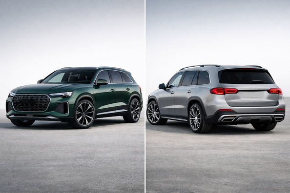 Audi Q9 2027 vs Mercedes-Benz GLS 2027: pris, motorer, specifikationer och vilket är bäst Foto 1