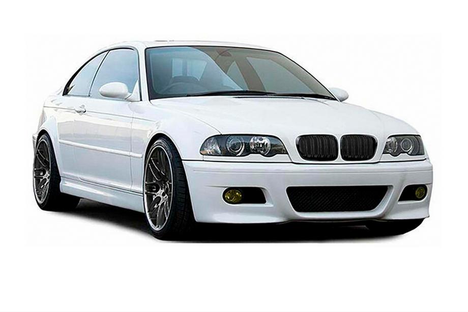 BMW 3-serie E46 1998–2006 M-Look njurgaller DPT (för Coupe 1998-2003, svart högglans) Image
