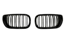 BMW 3-serie E46 1998–2006 Njurgaller M-Look DPT (1997-2001, svart högglans) foto 1