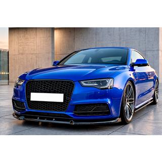 Frontlip till stötfångare Lip DPT V3 (2011-2015, svart blank) Audi A5 2007–2015 foto 1