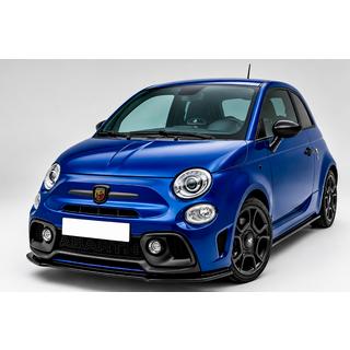 Främre lipspoiler DPT (för Abarth, blanksvart) Fiat 500/500L 2013–2022