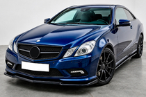 Mercedes E-klass Coupé C207 2010–2017 Främre lipspoiler DPT (för AMG Line, 2010-2012, blanksvart) foto 1