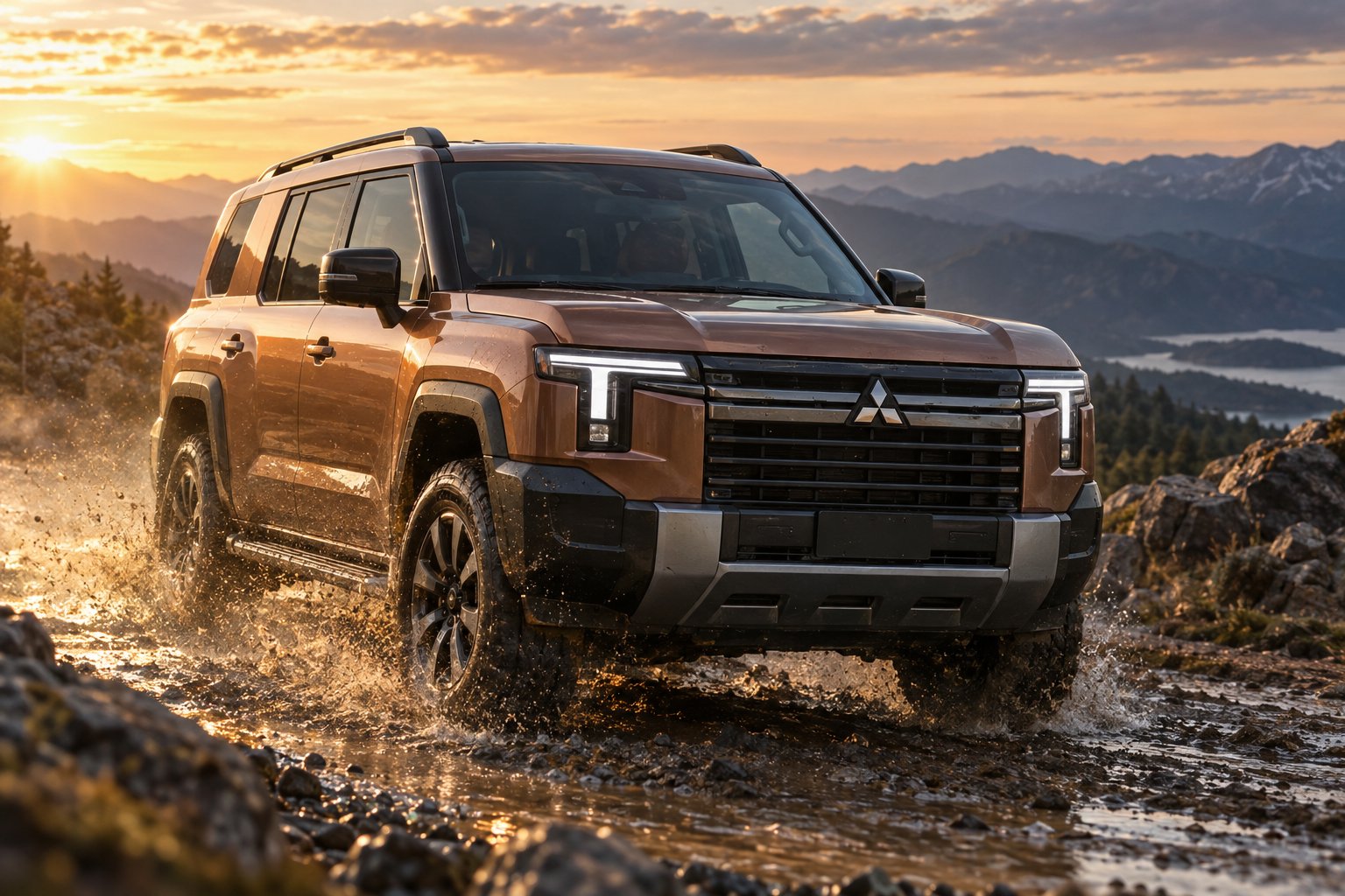 Nya Mitsubishi Pajero 2026: SUV med rambalk och Super Select 4WD-II