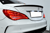 Mercedes CLA C117 2013–2019 DPT spoiler (svart högglans) foto 1