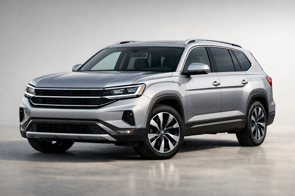 Volkswagen Atlas 2027: обзор av nya generationen stor crossover