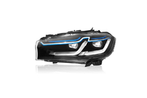 BMW X6 F16 2014–2019 Framlyktor G06 preLCI Design (2 st) foto 12