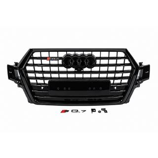 Frontgrill i SQ7-stil (2015-2019, svart) Audi Q7 2015–2026