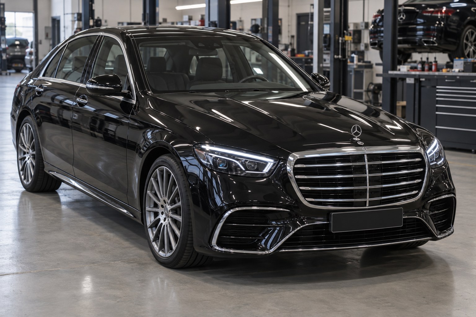 Mercedes S-Class W222 i W223-stil: vad går faktiskt att montera
