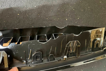 BMW 5-serien F10/F11 2010–2016 Utförsäljning M-Look njurgaller (blank svart) foto 3