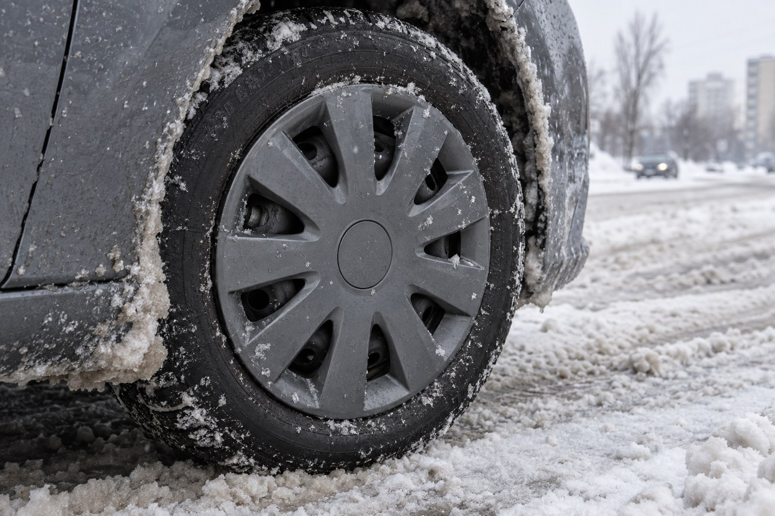 Hjulnavskapslar på vintern: lossnar de i snön och hur fäster du dem