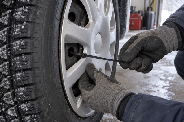 Hjulnavskapslar på vintern: lossnar de i snön och hur fäster du dem
