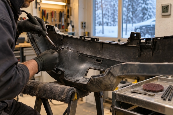 Varför plastbodykit och stötfångare spricker i kyla – och hur du undviker det