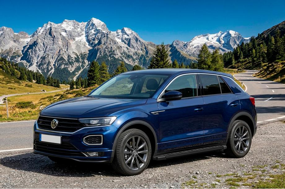Volkswagen T-Roc 2017–2025 Sidosteg Fullmond Black (2 st, aluminium) Image