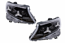 Mercedes Vito/V-klass W447 2014– Strålkastare fram OEM LED 2026 Black (för Vito, 2 st) foto 1