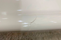 Volkswagen Caddy 2010–2015 Utförsäljning ABS-spoiler (vit högglans) foto 3