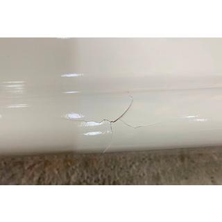Utförsäljning ABS-spoiler (vit högglans) Volkswagen Caddy 2010–2015 foto 3