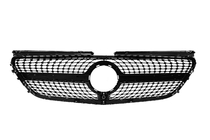 Mercedes Vito/V-klass W447 2014– Frontgrill Diamond Black (2014-2023 för Vito W447) foto 5