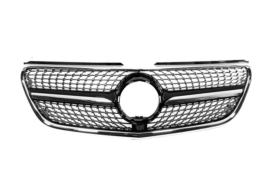 Mercedes Vito/V-klass W447 2014– Frontgrill Diamond Black (2014-2023 för Vito W447) Image