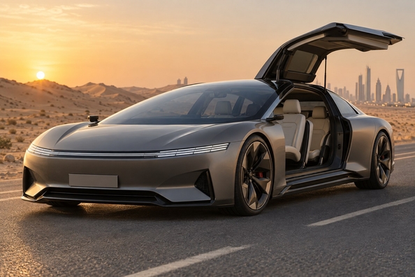 Ceer Exobot: Saudiarabien visar sina första elbilar – sedan och SUV med 850 hk Foto 2