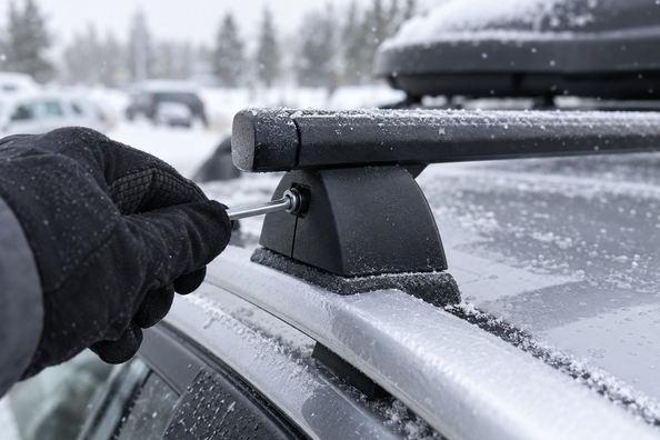 Takrails och tvärbalkar inför vintern: kontrollera fästen och takets snölast