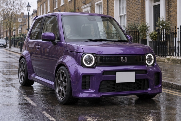Honda Super-N: liten eldriven Honda för Europa – kei-car med hot hatch-karaktär Foto 2