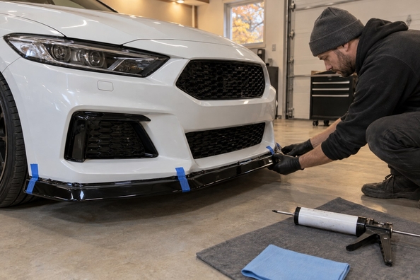 Kan man lackera och montera bodykit på hösten och vintern: temperatur, torktid för primer och lim Foto 1