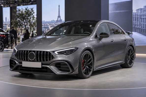 Mercedes-AMG CLA 45: sportig sedan i nya CLA – det visades i Paris Foto 2