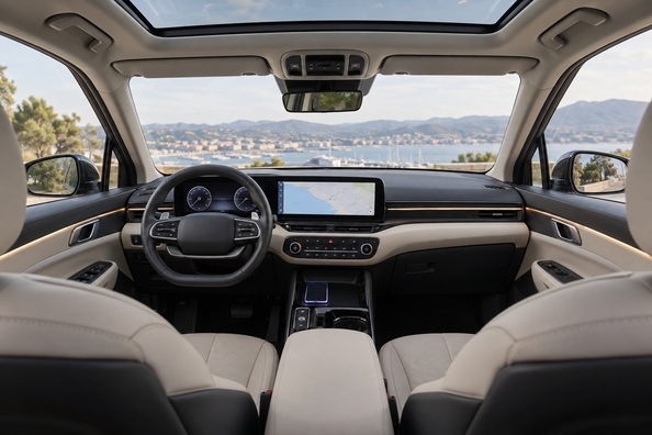 Nya Hyundai Bayon i 2:a generationen: Paris, mått, 1.6-hybrid, interiör Foto 1