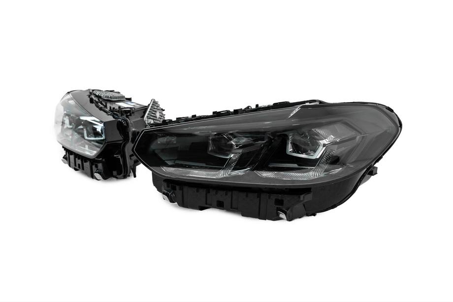 BMW X3 G01 2018– Framlyktor Black Shadow Line LCI (för ombyggda bilar 2022–2024) Foto 4